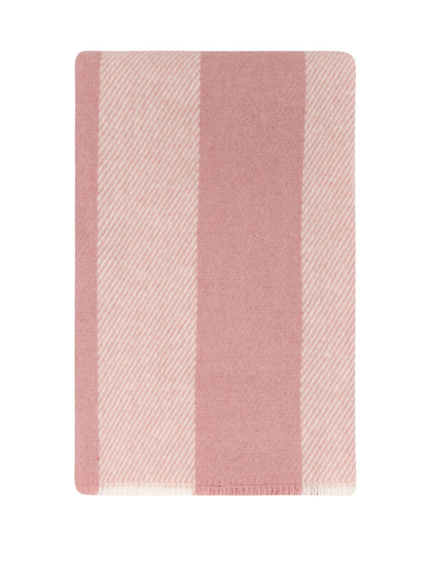 Ringstind Ullpledd Varm Rosa 120x180cm