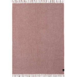 Teide Ullpledd Rødbrun 120x180cm – detaljbilde av stoffet