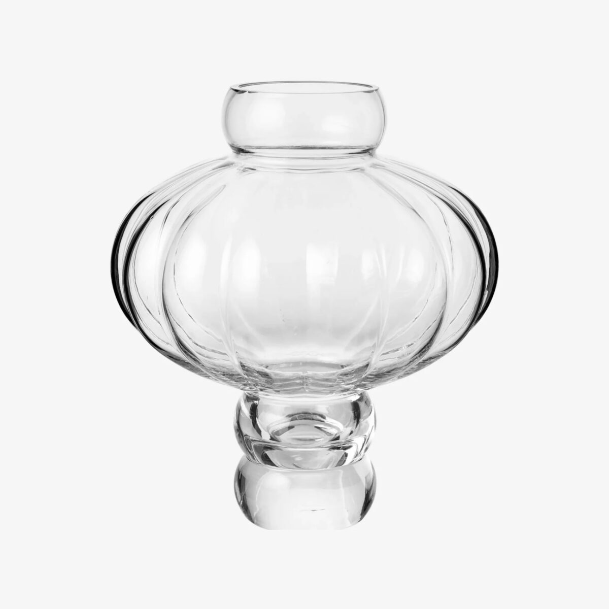 Louise Roe Balloon Vase Clear H30cm