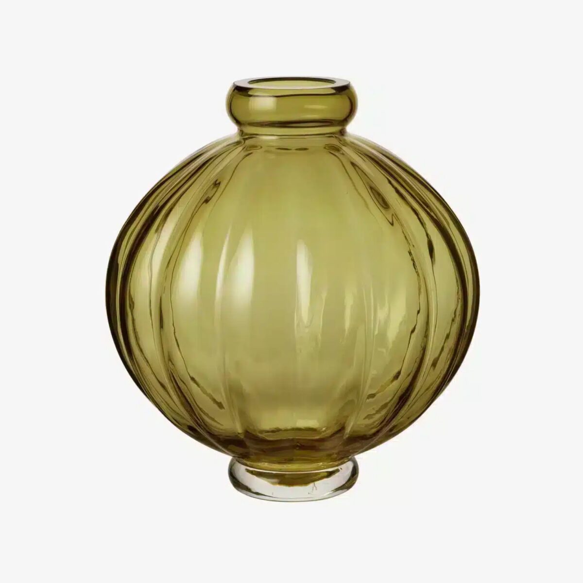 Louise Roe Balloon Vase Olive H25cm