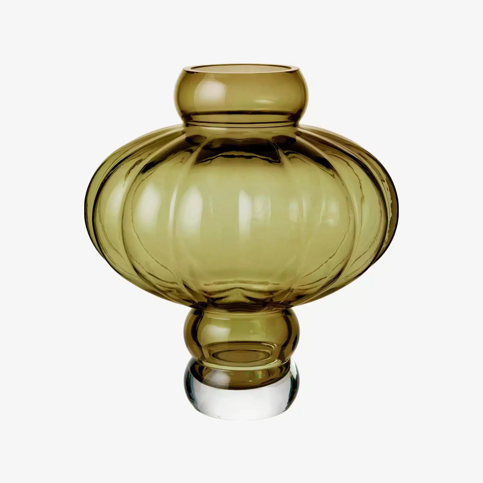 Louise Roe Balloon Vase Olive H40cm