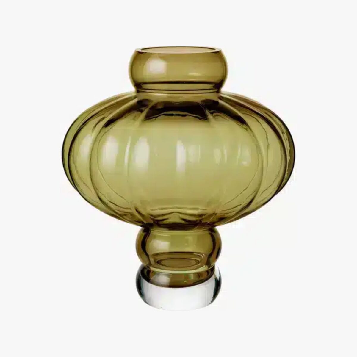 Louise Roe Balloon Vase Olive H30cm
