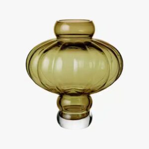 Louise Roe Balloon Vase Olive H30cm