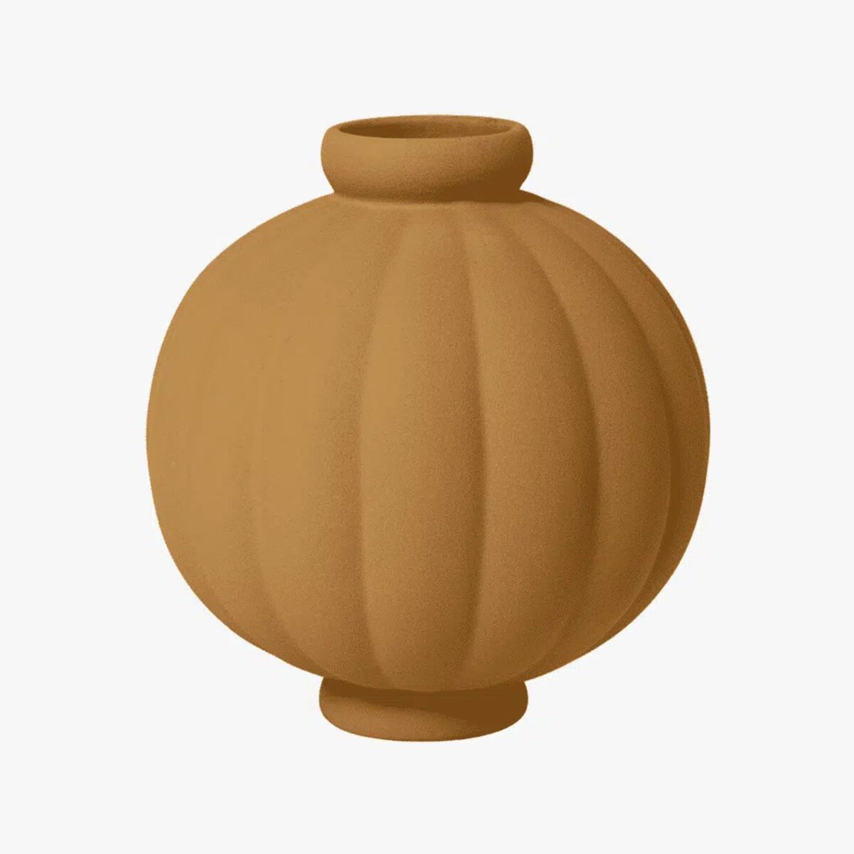 Louise Roe Balloon Vase 01 Ocker 25cm