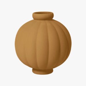Louise Roe Balloon Vase 01 Ocker 25cm