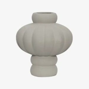 Louise Roe Balloon Vase 02 Sanded Grey 20cm