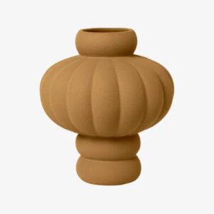 Louise Roe Balloon Vase 02 Ocker 20cm