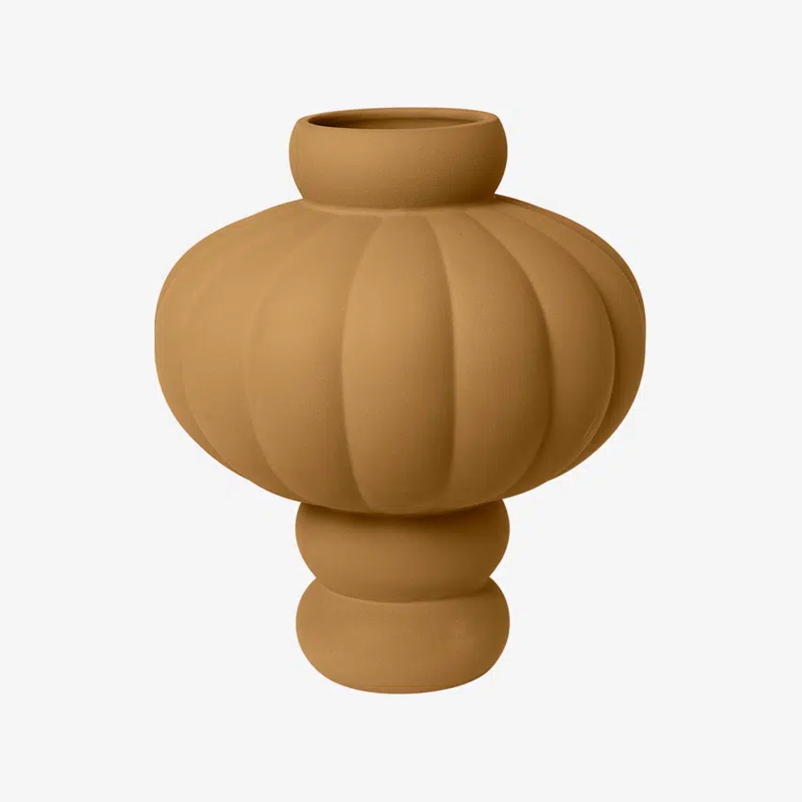 Louise Roe Balloon Vase 03 Ocker 40cm