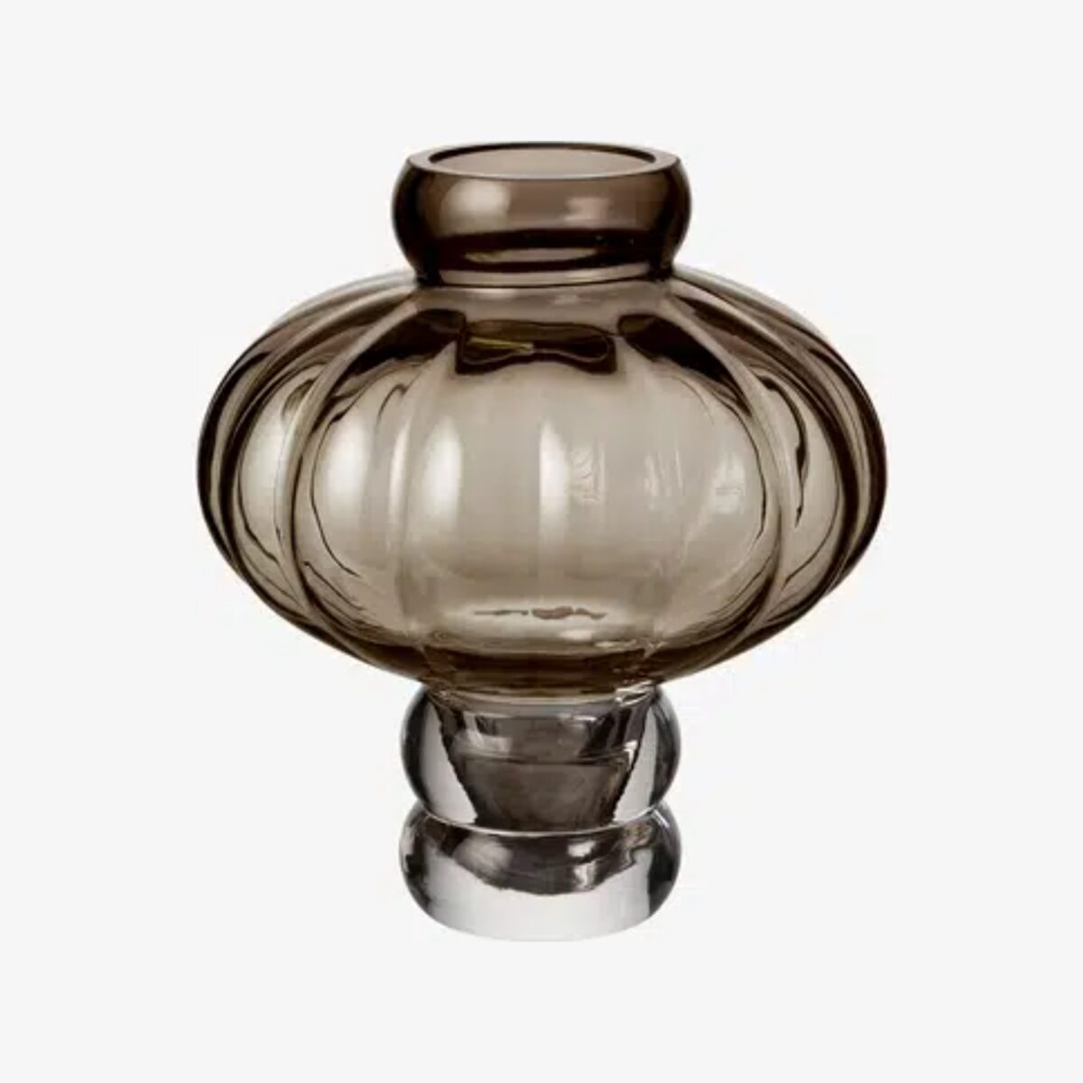 Louise Roe Balloon Vase Smoke H20cm