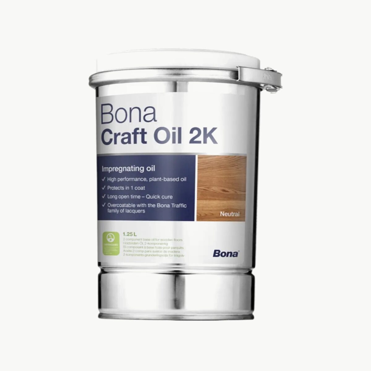 Bona Craft Oil 2K Sand 1 25L hardvoksolje til tregulv
