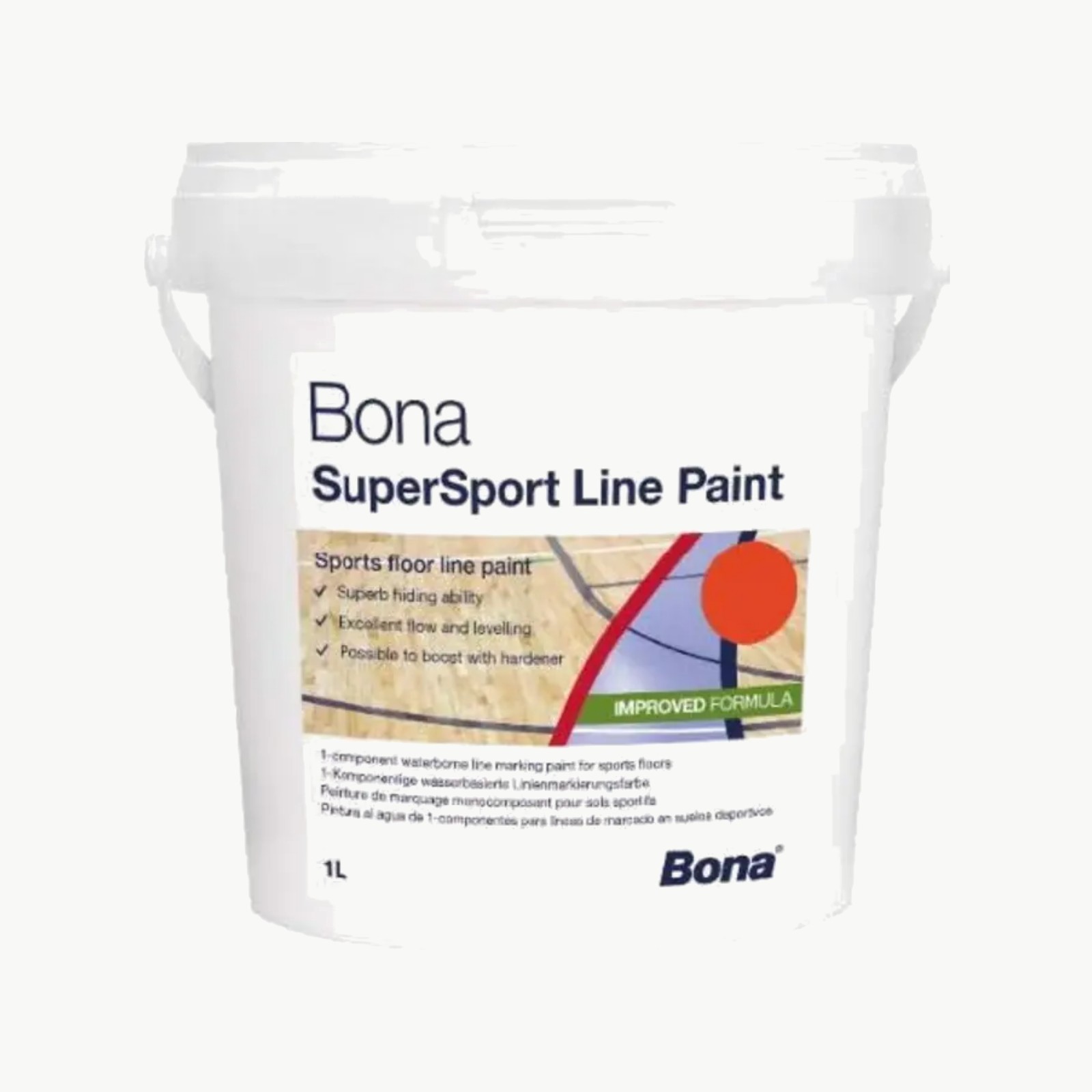 Bona SuperSport Linjemaling RAL 5010 Mørk Blå 1l boks