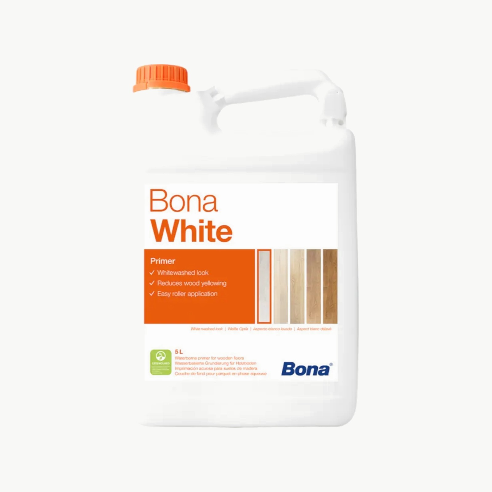 Bona White Primer 5L hvitpigmentert primer til tregulv