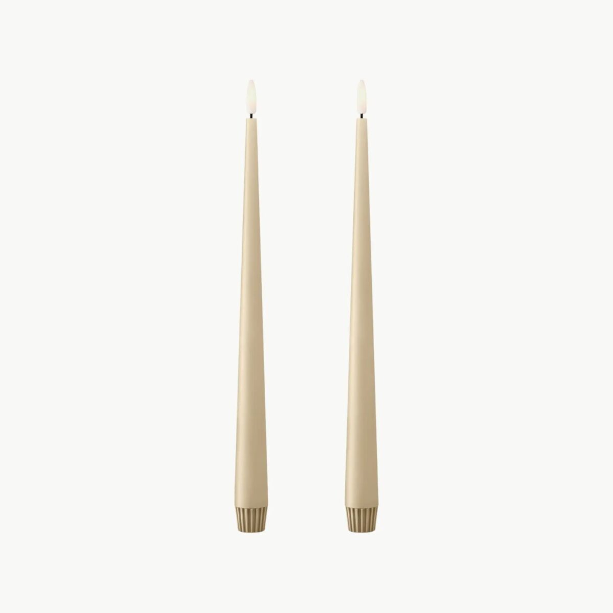 LED stakelys 30cm nr. 14 Pale Ginger 2pk