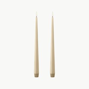 LED stakelys 30cm nr. 14 Pale Ginger 2pk