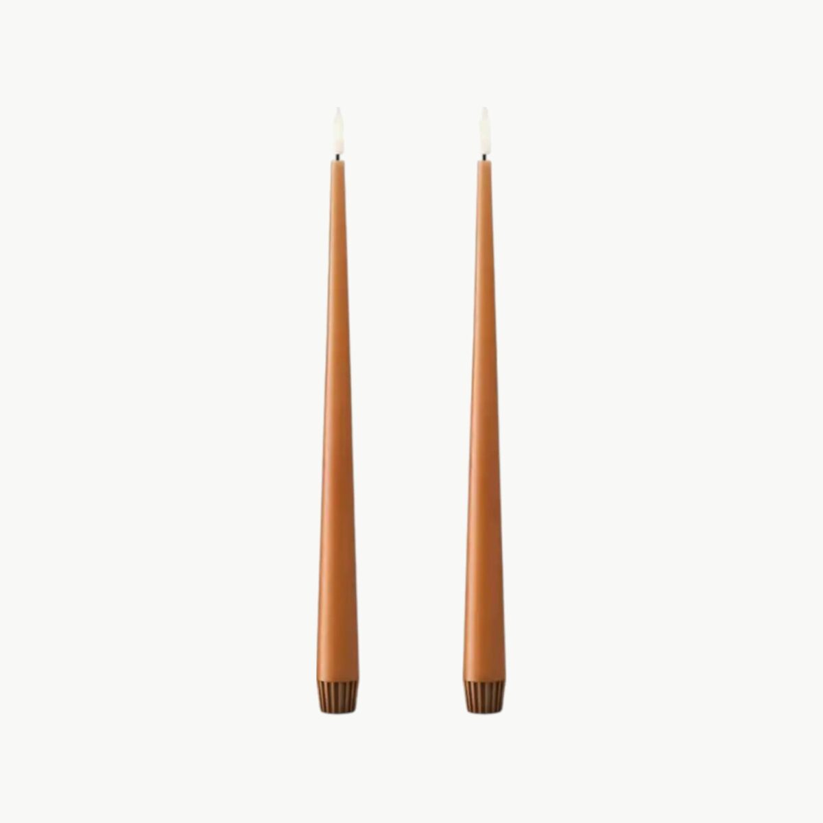 LED stakelys nr. 23 Raw Toffee 30cm 2pk
