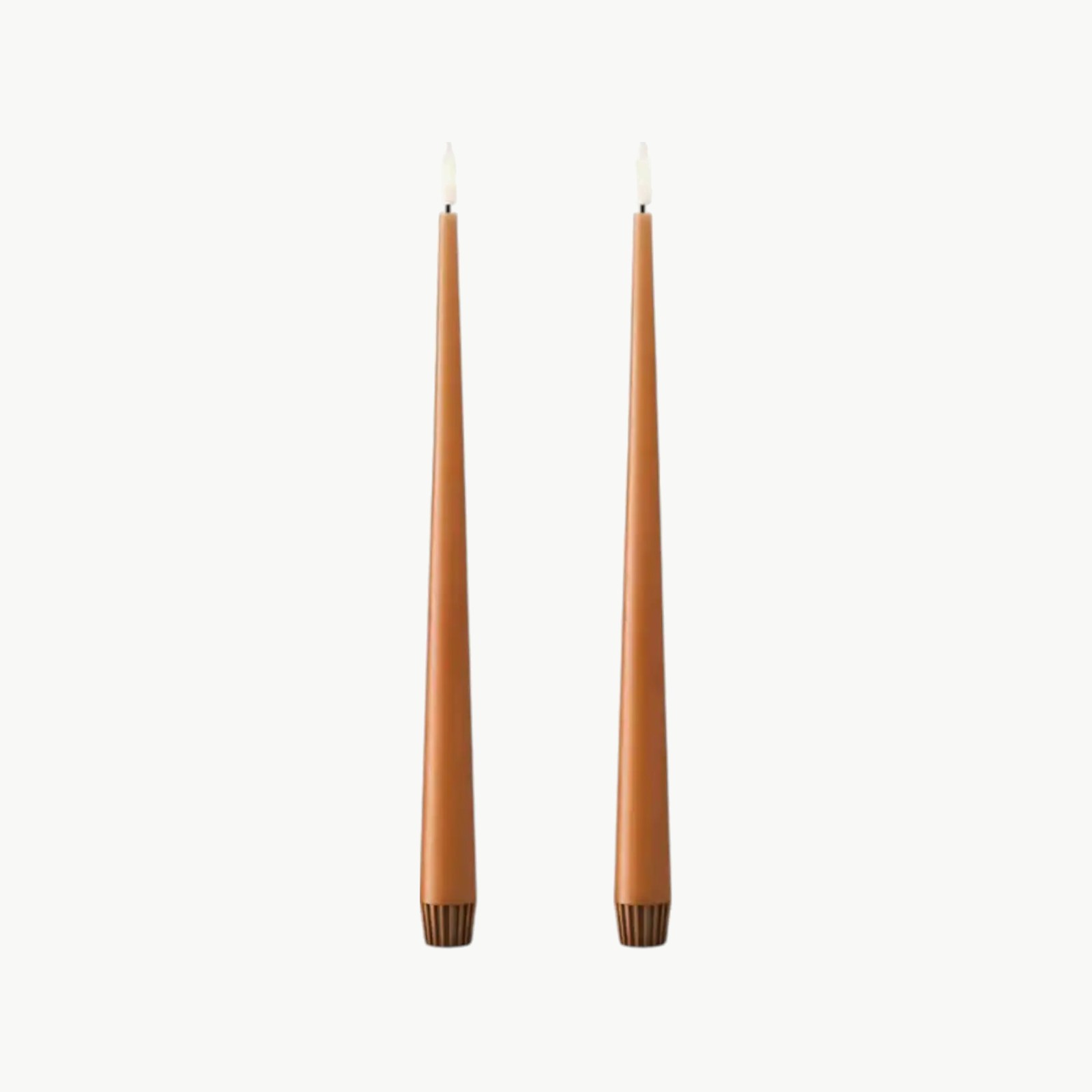 LED stakelys nr. 23 Raw Toffee 30cm 2pk
