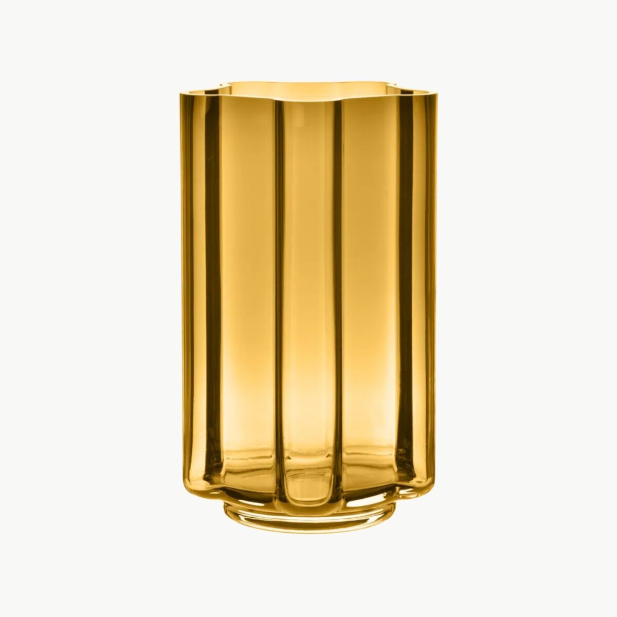 Louise Roe Funki Vase Rounded Amber H34cm