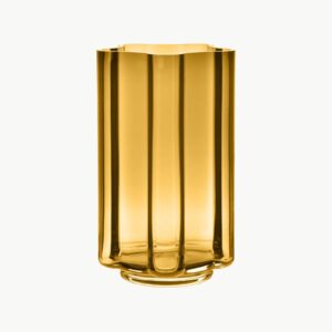 Louise Roe Funki Vase Rounded Amber H34cm