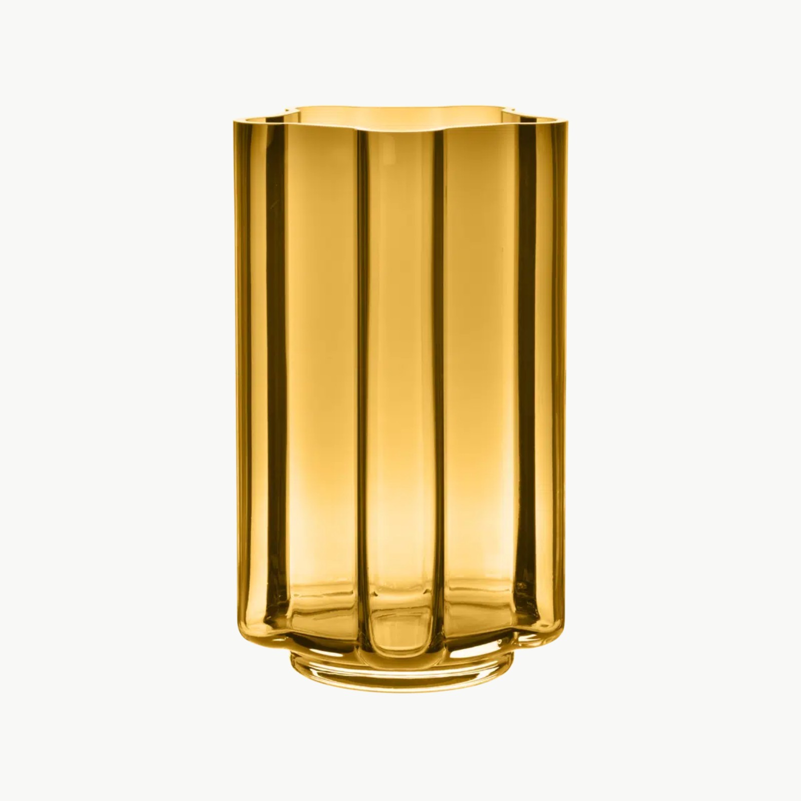 Louise Roe Funki Vase Rounded Amber H34cm