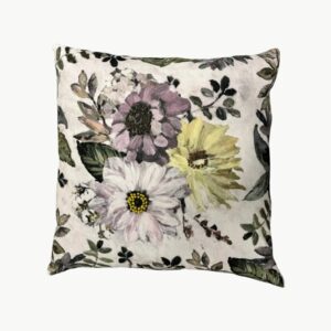 Designers Guild pyntepute med klassisk mønster i sinkgrå nyanser