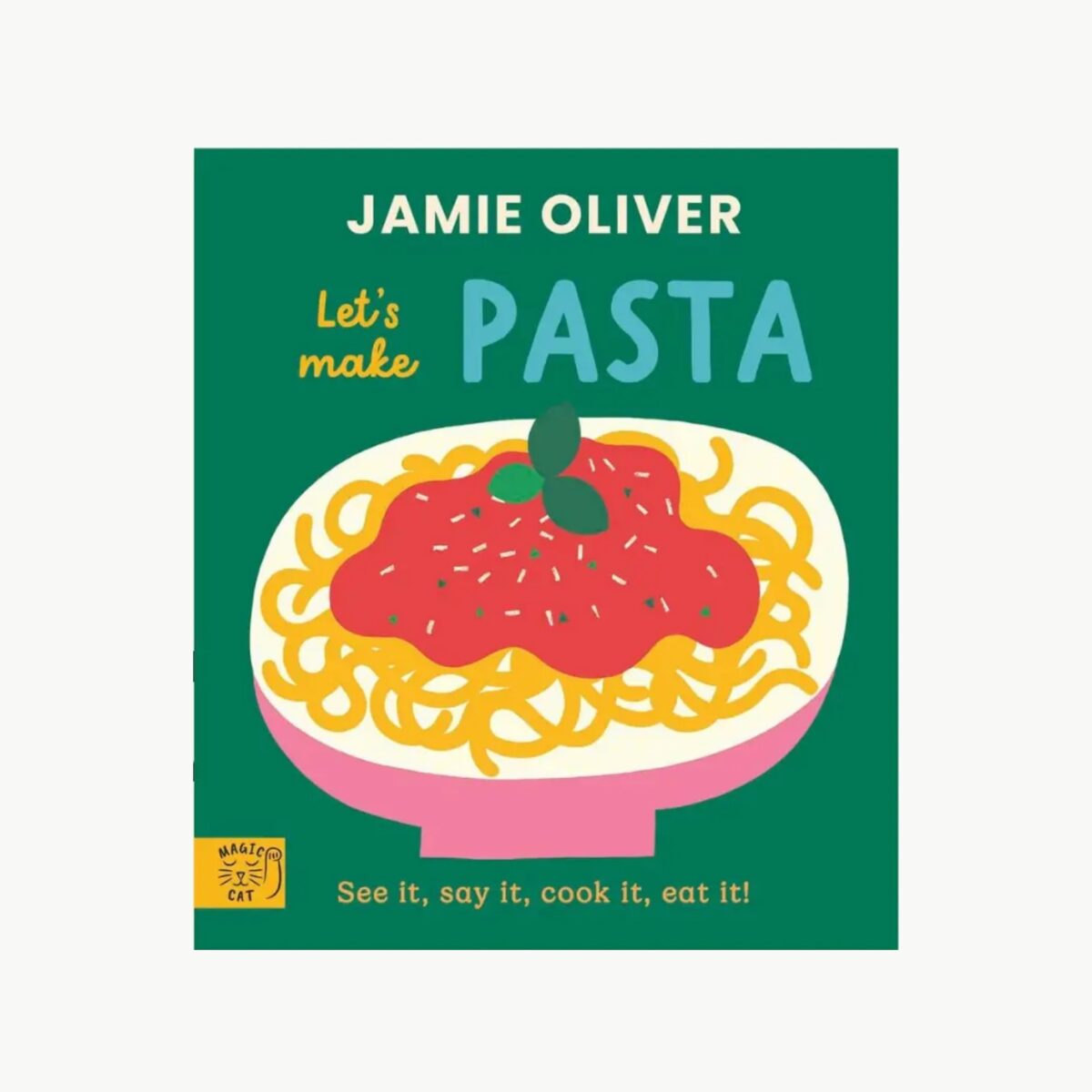 Lets Make Pasta bok av Jamie Oliver fra New Mags med oppskrifter på pasta