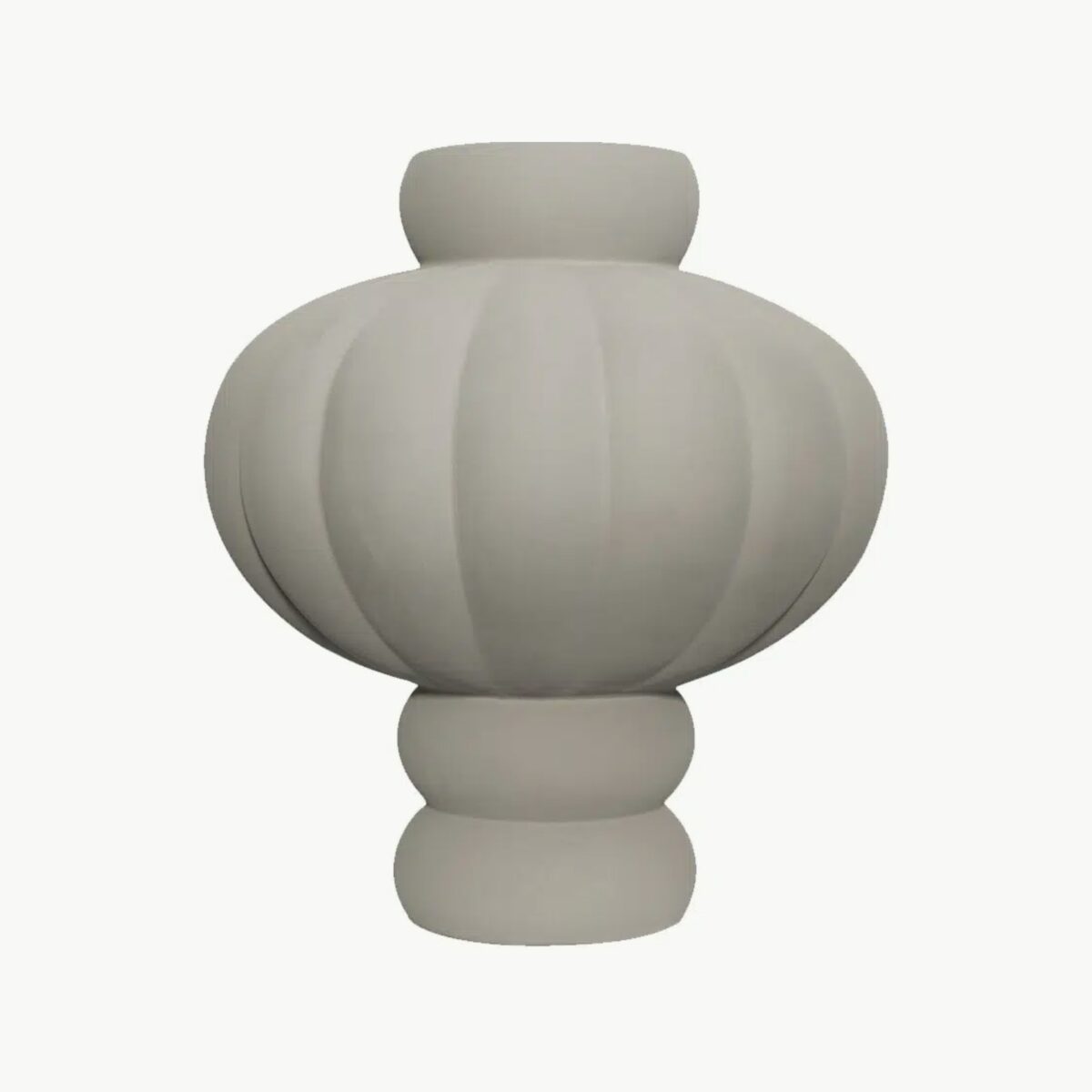 Louise Roe Balloon Vase 03 Sanded Grey 40cm