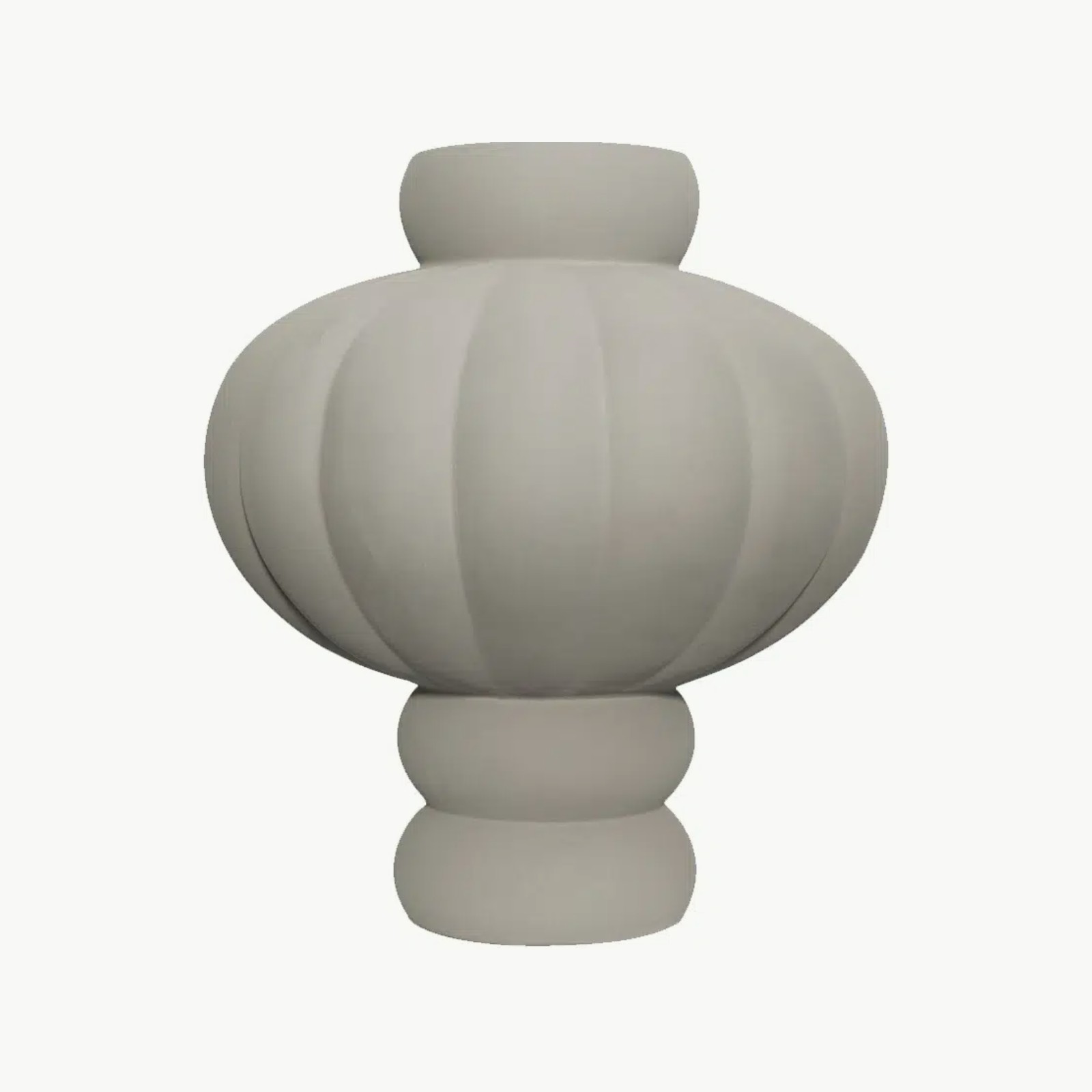 Louise Roe Balloon Vase 03 Sanded Grey 40cm