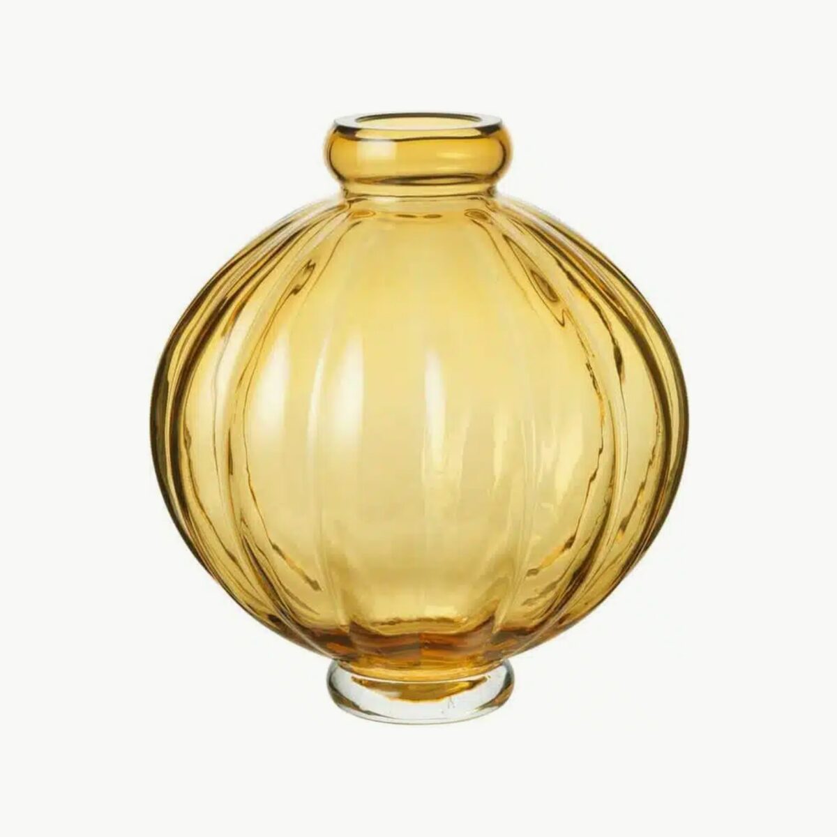 Louise Roe Balloon Vase Amber H25cm