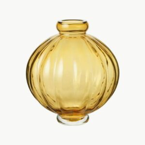Louise Roe Balloon Vase Amber H25cm