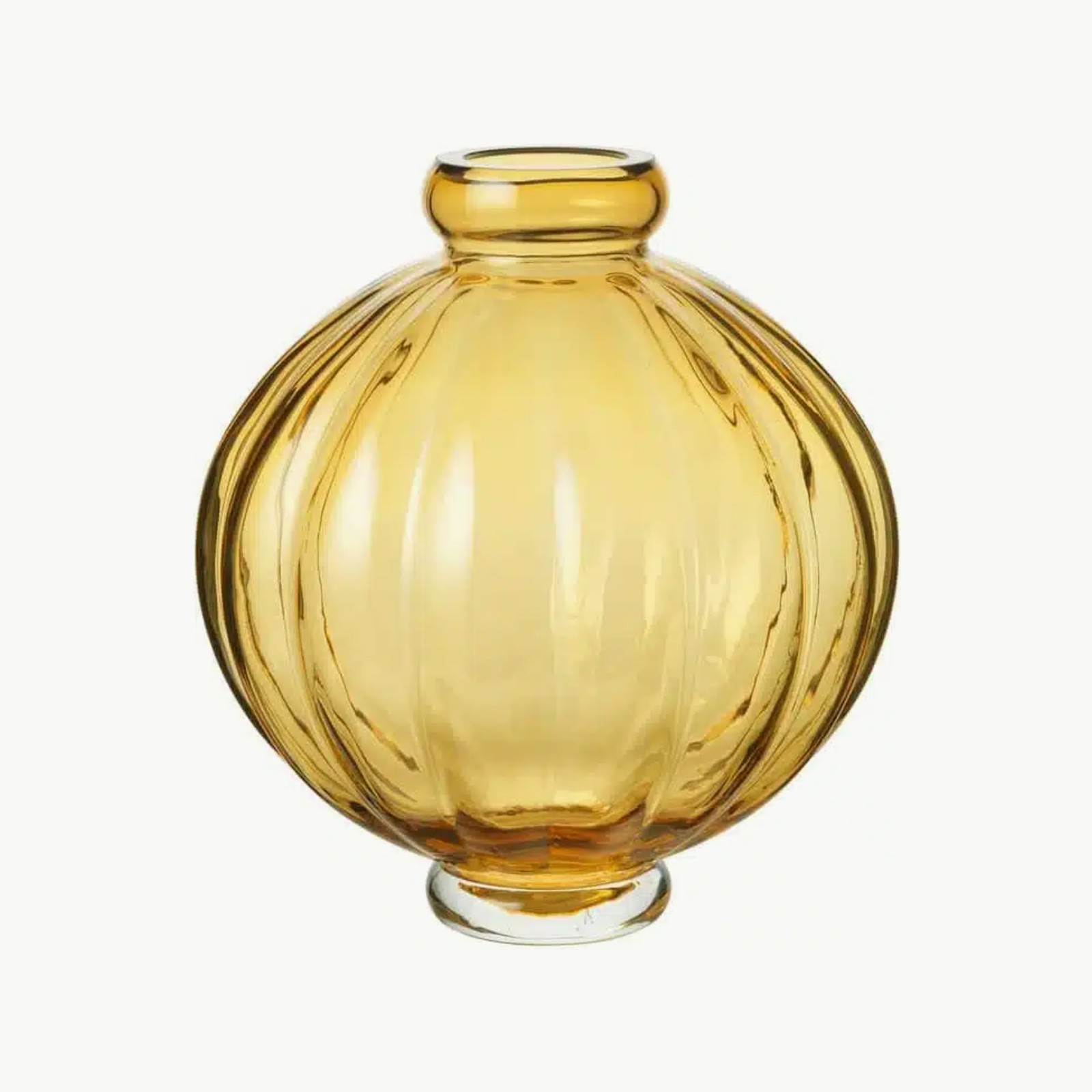 Louise Roe Balloon Vase Amber H25cm
