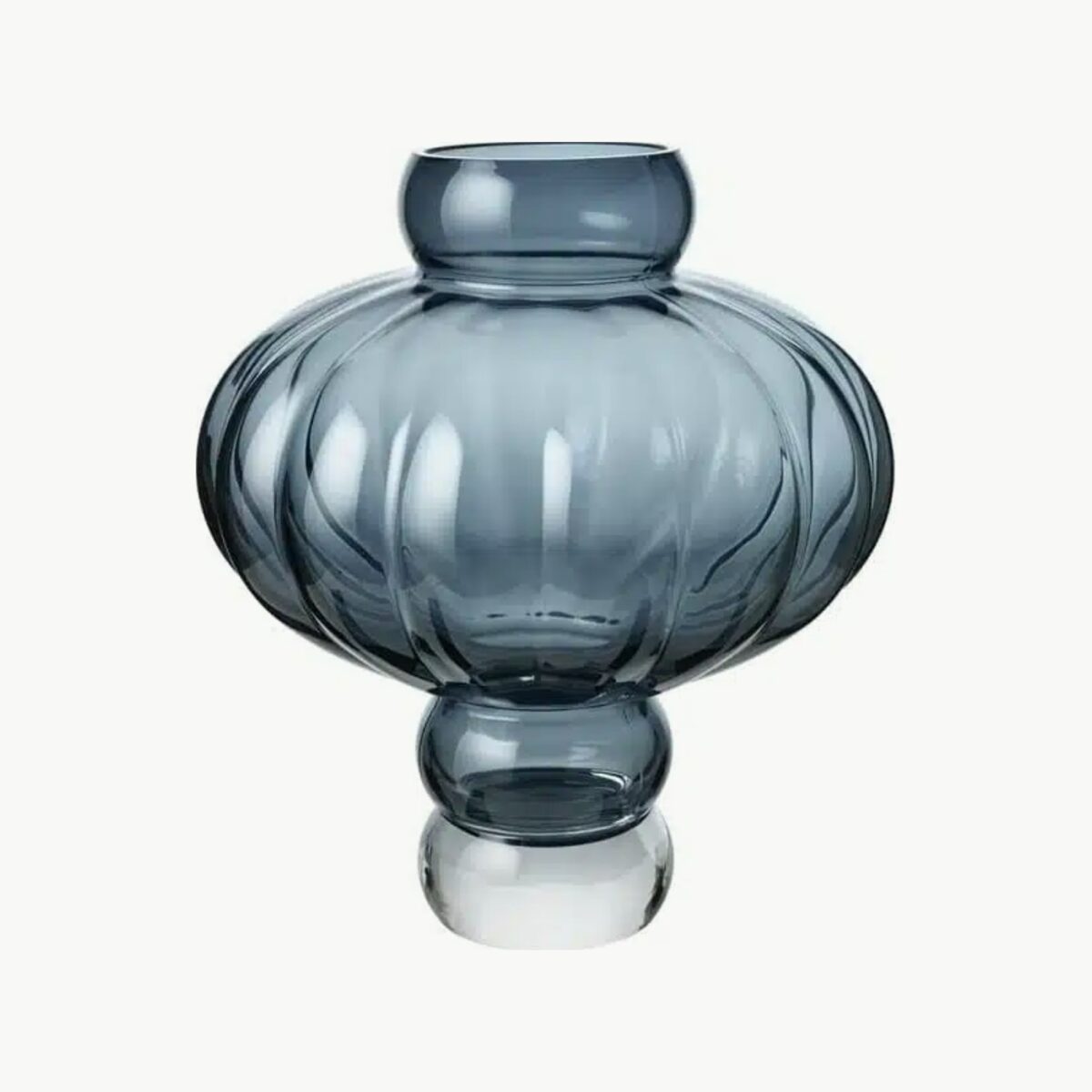 Louise Roe Balloon Vase Blue H40cm