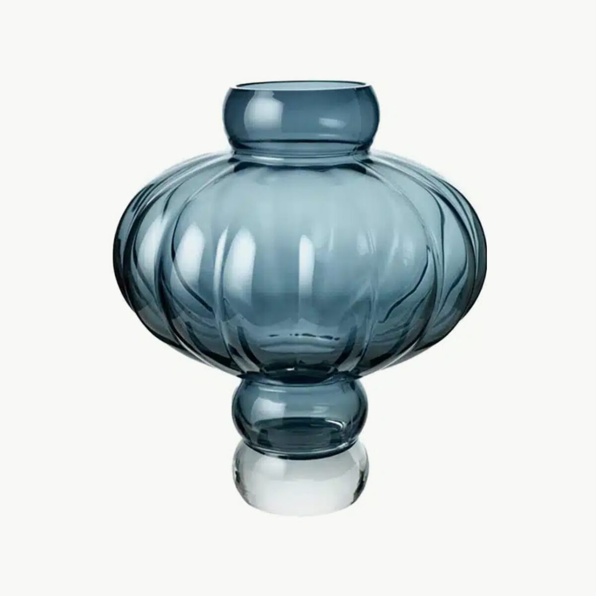 Louise Roe Balloon Vase Blue H30cm