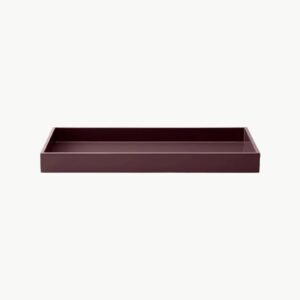 Mojoo LUX lakk serveringsbrett i farge burgundy