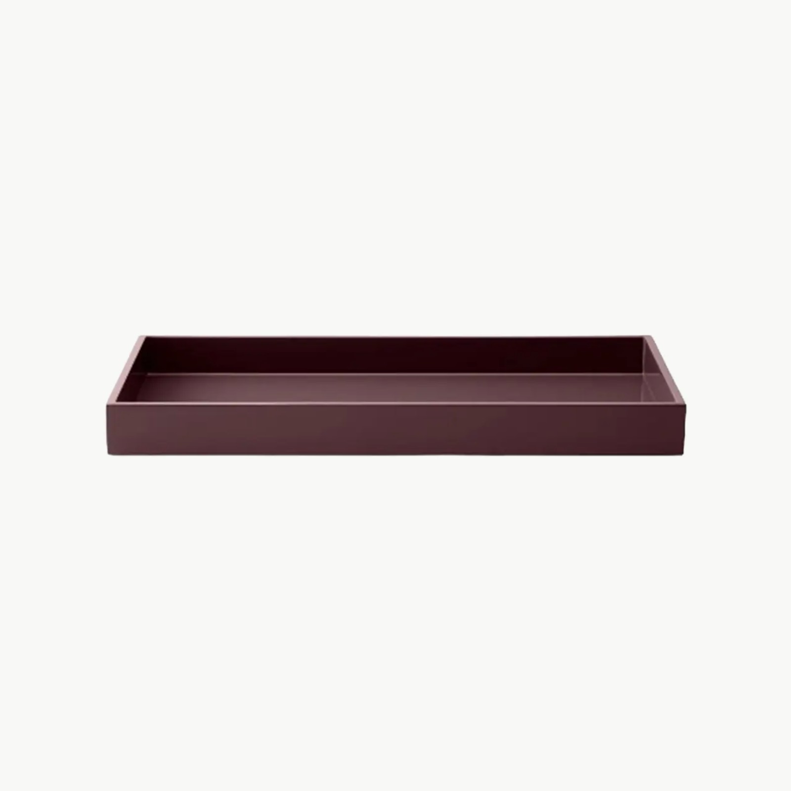 Mojoo LUX lakk serveringsbrett i farge burgundy