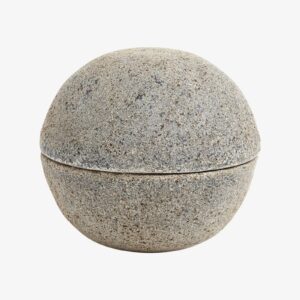 Stain Bonbonniere Terrakotta 15x13 cm, Gråbrun
