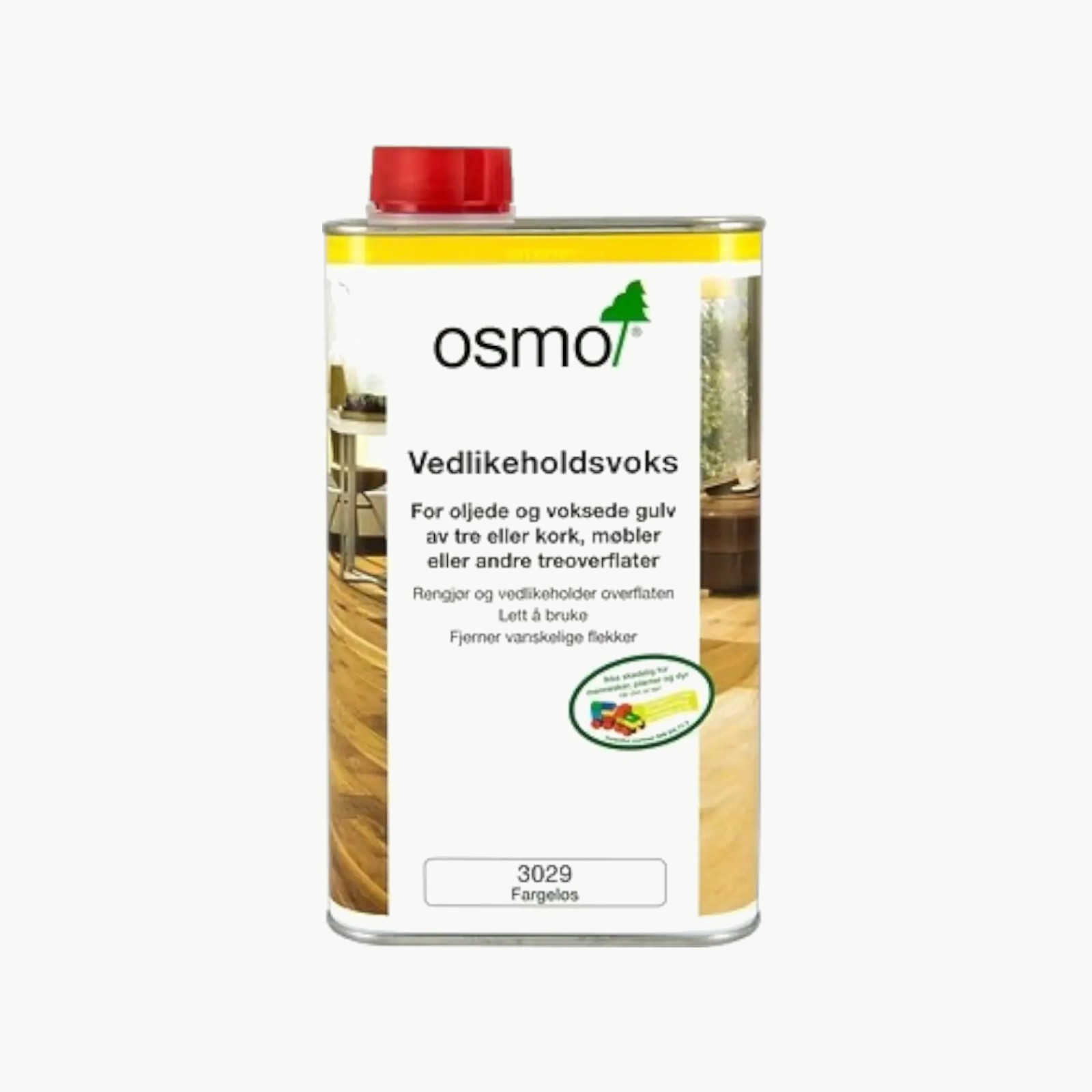 Osmo Rens og Vedlikeholdsvoks 3029 Klar 1 Liter for rengjøring og vedlikehold av treoverflater