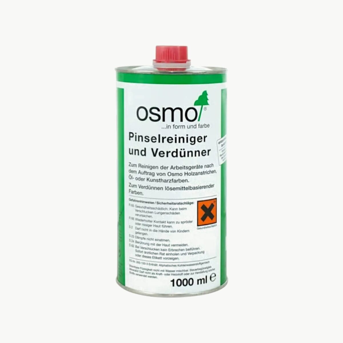 Osmo Penselrengjøringsmiddel 1 Liter for rengjøring av pensler og verktøy brukt til trebehandling