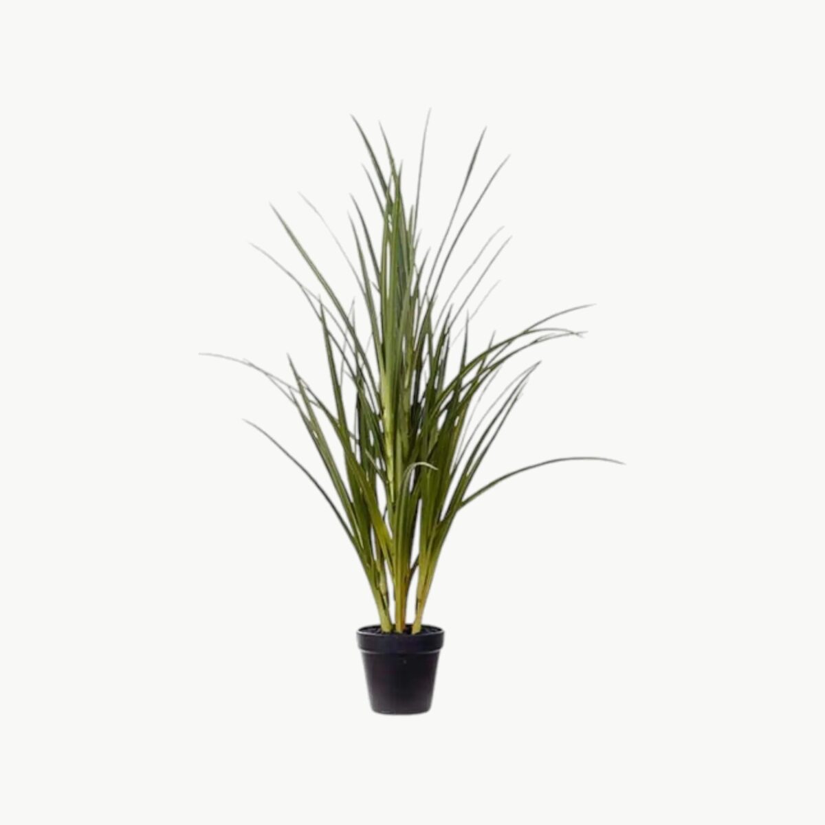 Kunstig gressplante i grønn med potte, 80 cm