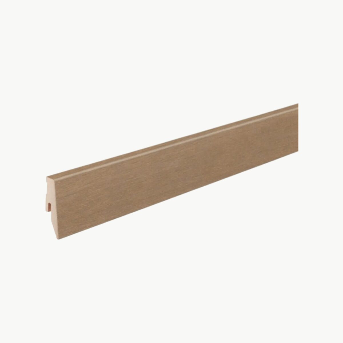 Gulvlist i eikedekor Grey brown oak med 3 PK profil