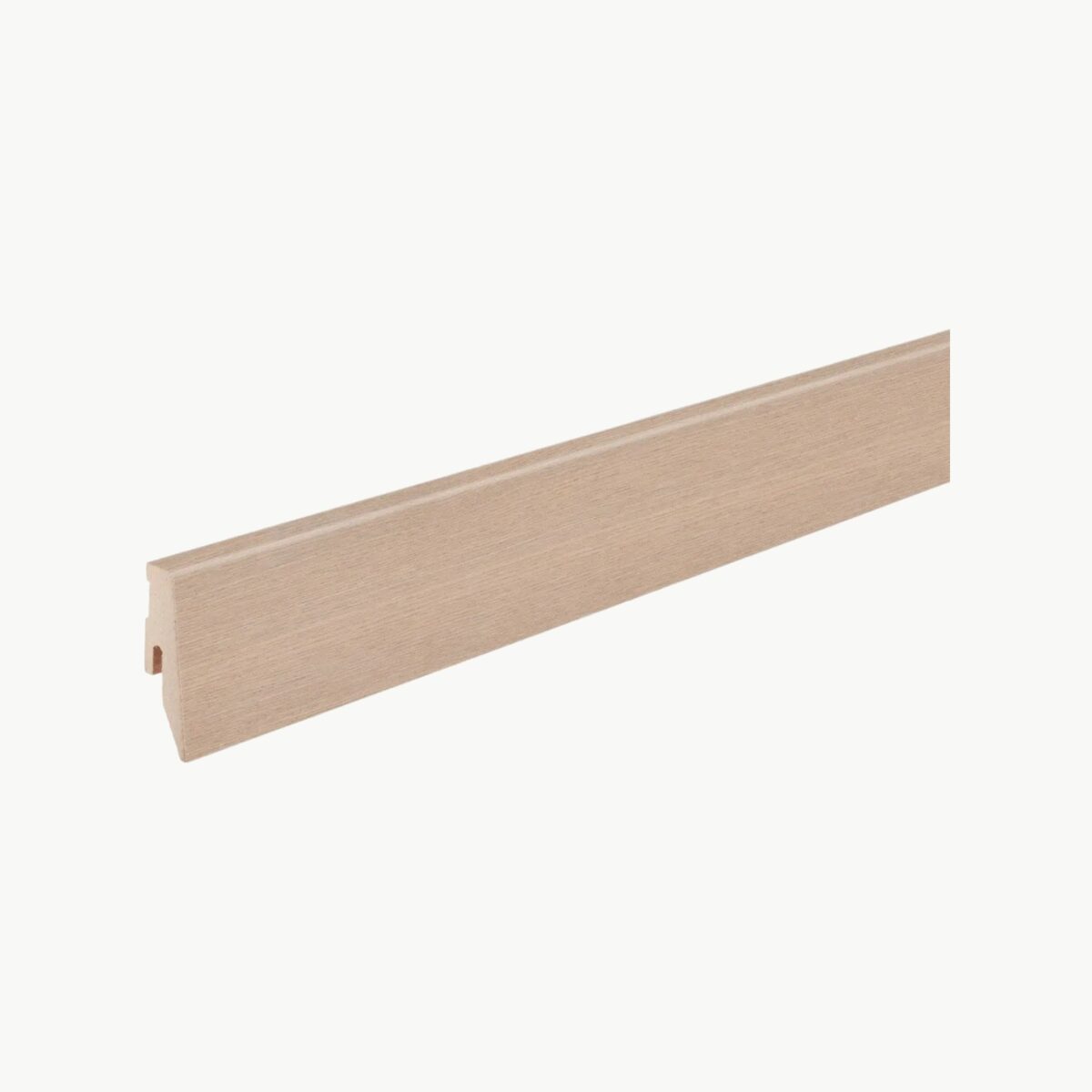Gulvlist i Champagne oak dekor med kantet profil 3 PK