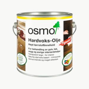Osmo Pigmentert Hardvoksolje Hvit 3040 for behandling av gulv, vegg, tak og treinteriør