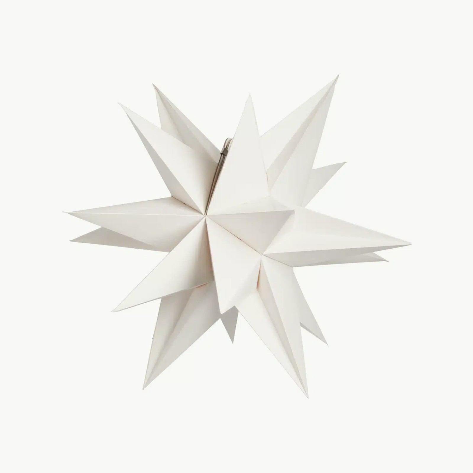 Sputnik Bold Julestjerne Hvit Ø60cm