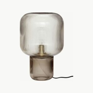 Bordlampe Glass Smoke H42