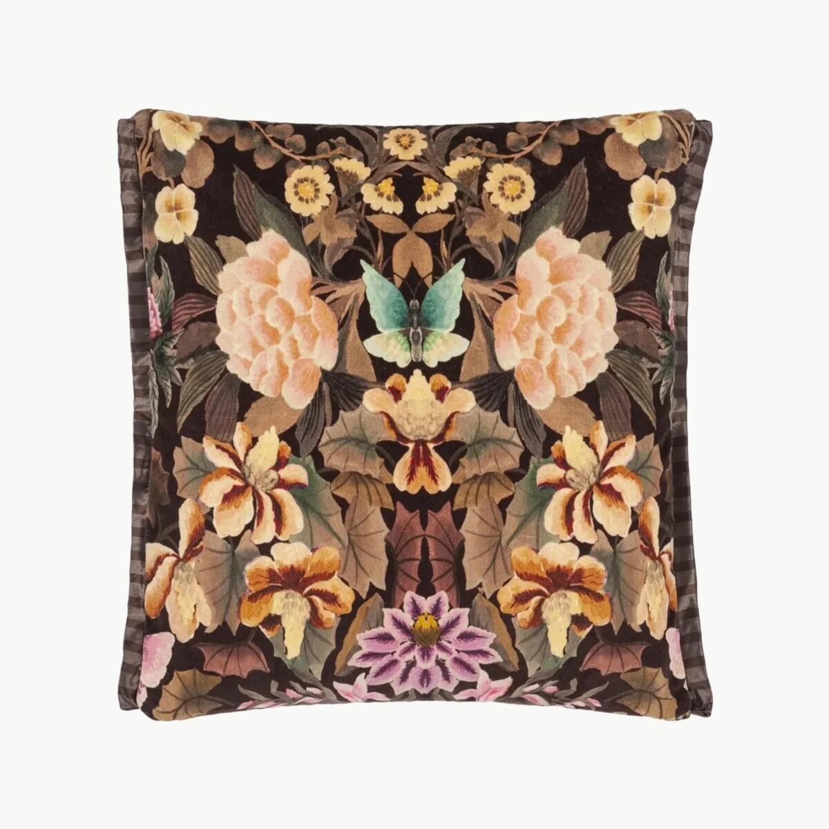 Designers Guild Ikebana Damask Chocolate Pute 55x55cm