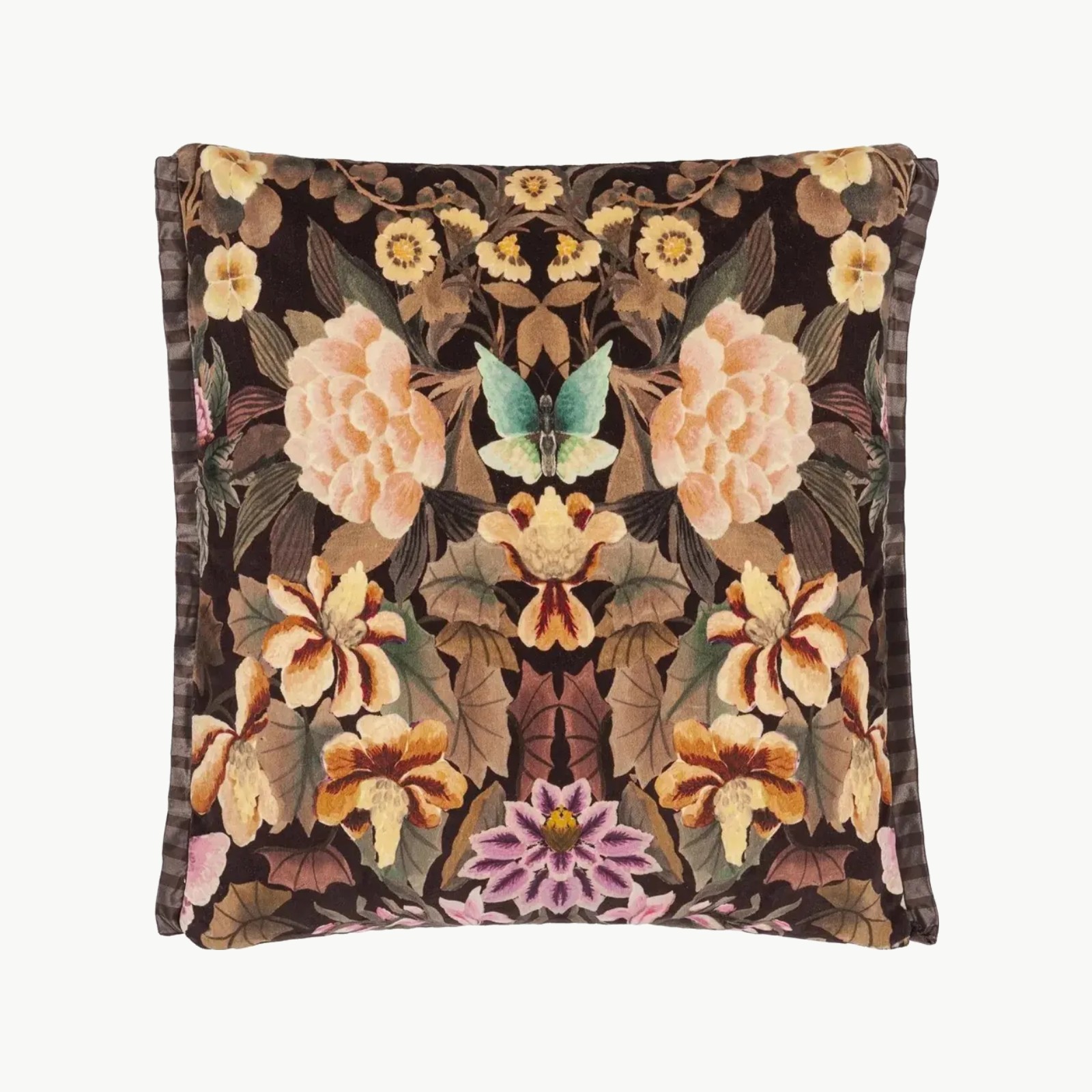 Designers Guild Ikebana Damask Chocolate Pute 55x55cm