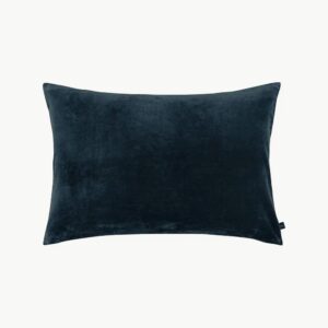 Viola Hotellputetrekk Mørk Blå, Velour – produktbilde
