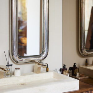 HKliving Chubby veggspeil i krom – bilde 5