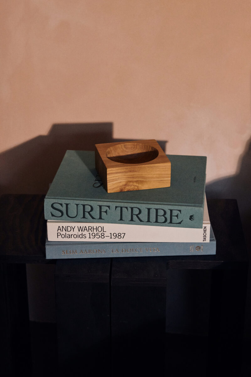 HKliving Teak Cube skål i massiv teak, liten – bilde 4