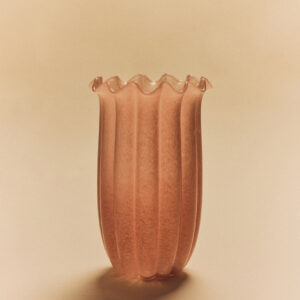 HKliving High Vase glassvase i fersken – bilde 4