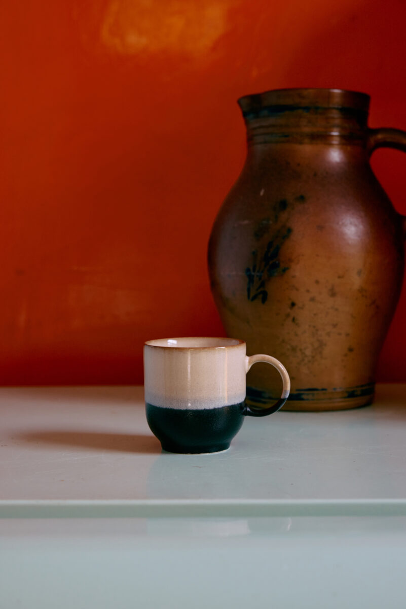 HKliving 70s Ceramics kaffekrus i Rock-glasur – bilde 3